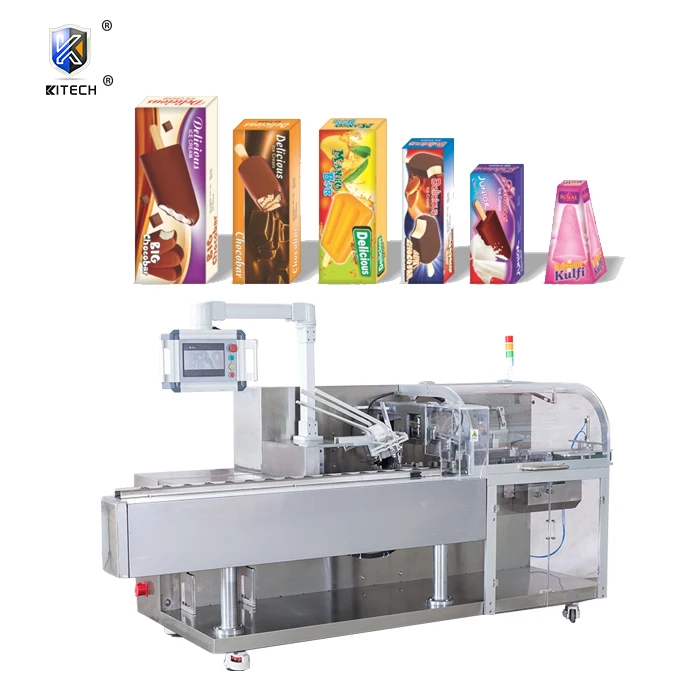 KL Горизонтальная Автоматическая картонная упаковочная коробка для мороженого