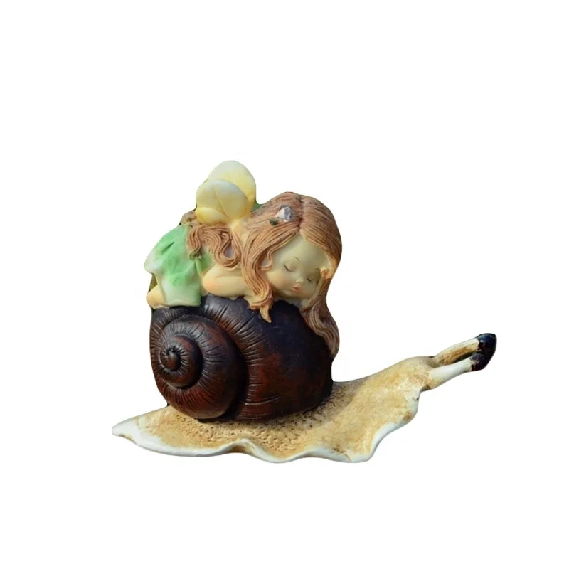 Z13714A Wholesale Hot Sale Home Garden Resin Craft Gift Ornament Statue Miniature Cheap Garden Fairy Figurines