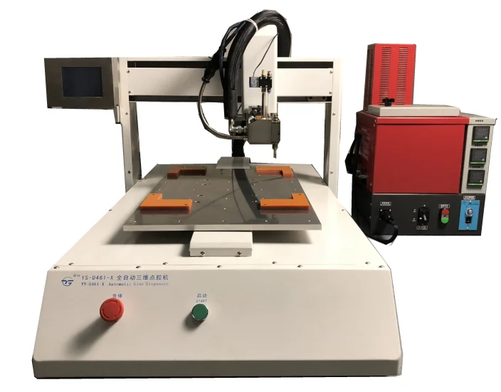 Automatic Desktop Pcb Glue Dispensing Machine With 300ml Cassette Glue Barrel And High Precise Valve For Smd Smt Assembly