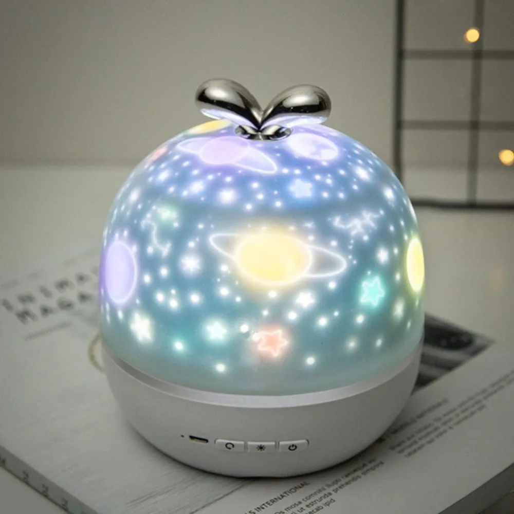 Starry Sky Projector Night Light Galaxy Star Light Projector Light Christmas Planet Cartoon Pattern LED Projection Lamp for Kids