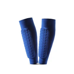Top sale Honeycomb Shockproof anti-collision Durable Compression Sleeve Belt Workout Run Sport Shin Calf Support