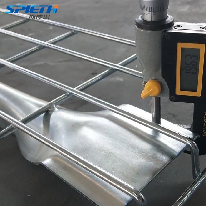 Средний долг сварки хранения оцинкованная высокая плотность стали водопад ячеистой сети палуба/решетчатая Надставка борта кузова/полка