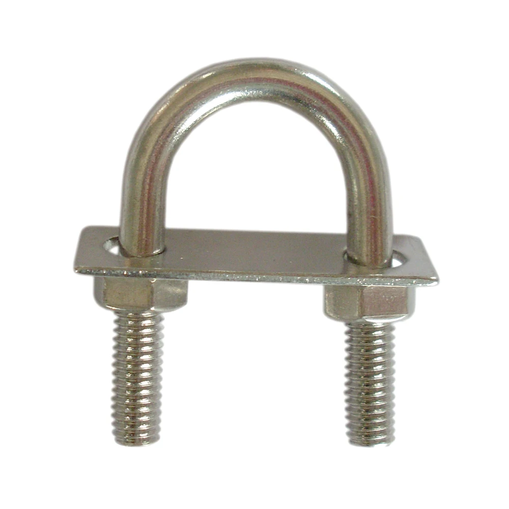 Stainless steel rigging hardware U bolt with security protection