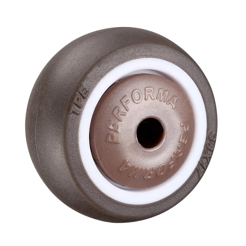 PH026 2 inch Heavy Duty Swivel Stem Rubber Caster Wheels M12 x 25mm Locking Casters Replacement Casters for Furniture