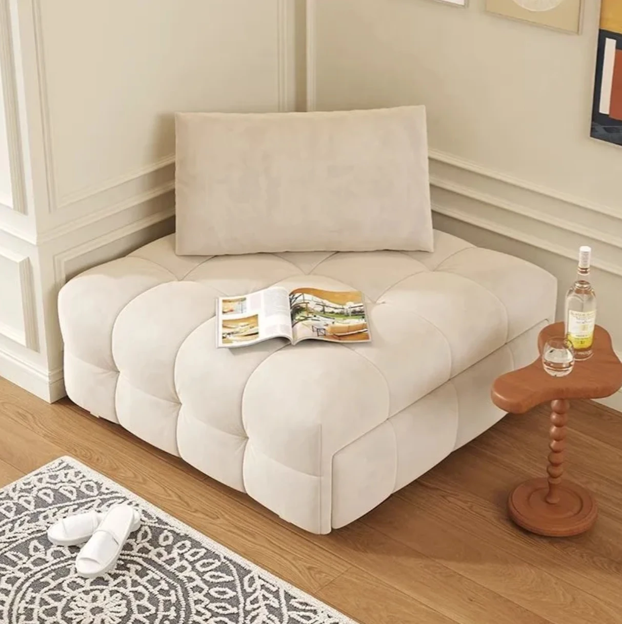 Hot Selling America Ready-Made 6 Seat Modular Sectional Sofa U Shaped Air Leather Sofa with Storage Sofa Bed