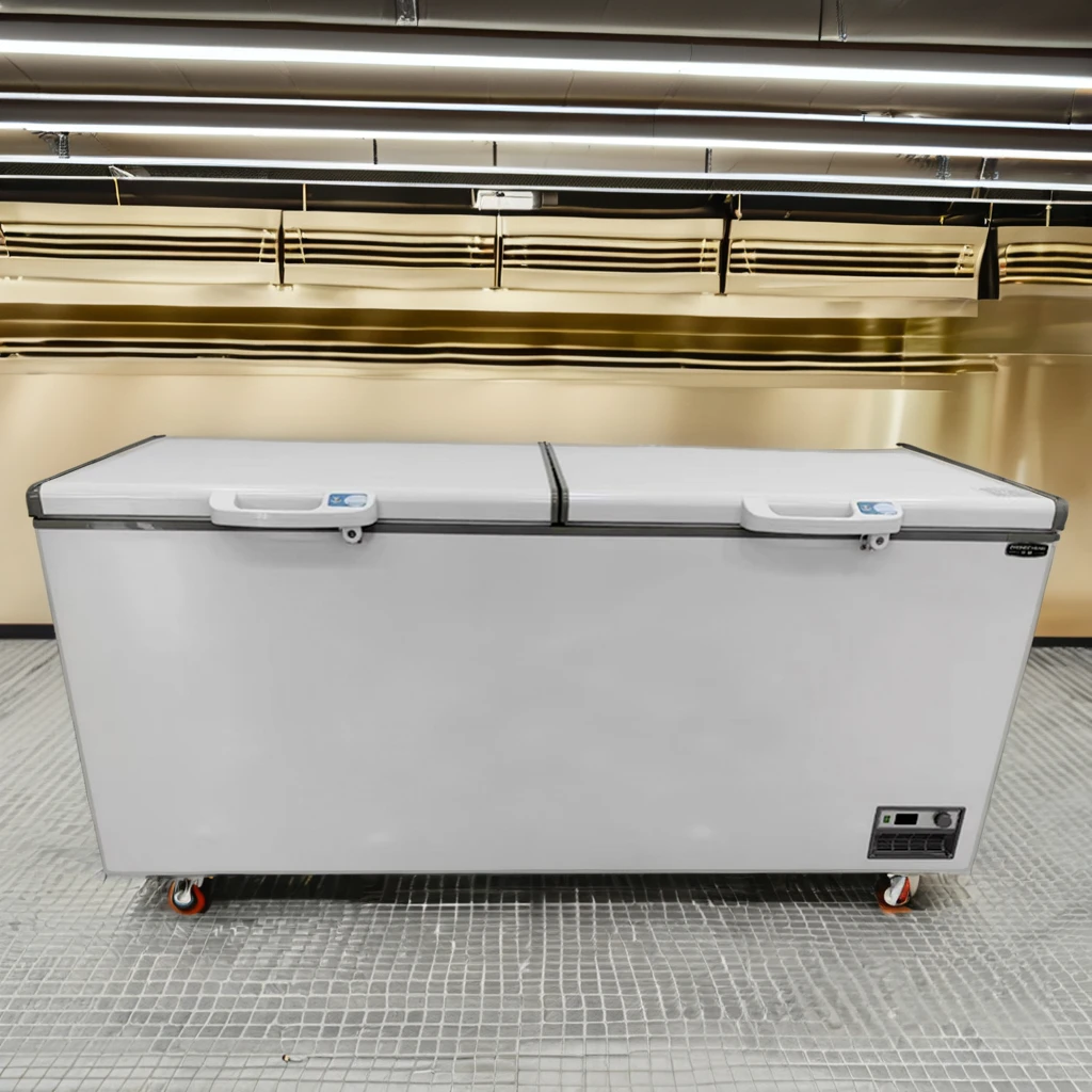 Xiangming Commercial Double-Temperature Freezer Deep Freezer Refrigerator Display Supermarket Kitchen  Application