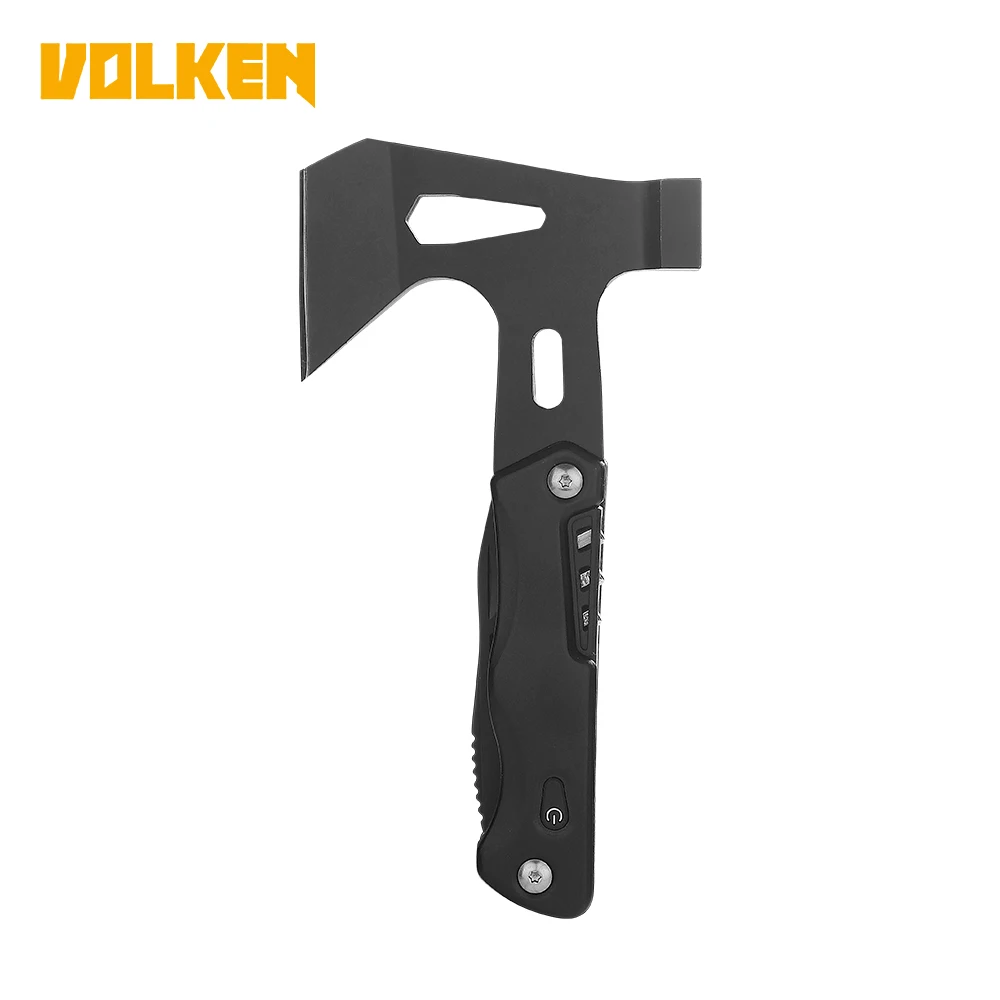 New Outdoor Multi-purpose Axe Camping Multi-purpose Tool Hhammer with Screwdriver Head Opener Teeth Knife