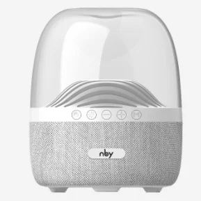 Hot Sale Factory OEM HiFi Wireless Mini Amplifier Speaker Portable Roll 3D Sound Subwoofer RGB LED Light Speaker With FM Radio