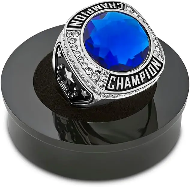 New Design Diamond Fine Jewelry Ring Custom Metal Champion Ring Championship Ring Winner Tournament
