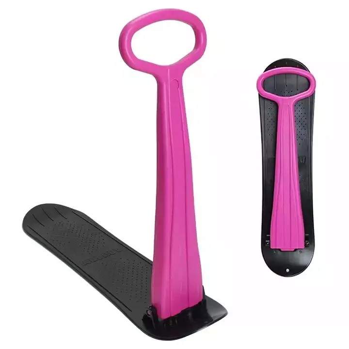 2 x Easy-Foldable Plastic Kick Scooter for Adults Kids Christmas Winter Downhill Ski Scooter Snowboard Sled Youth Snow Scooter