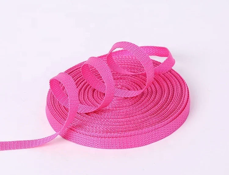 
High quality pp webbing customizable smooth polypropylene webbing colorful eco-friendly strap webbing 