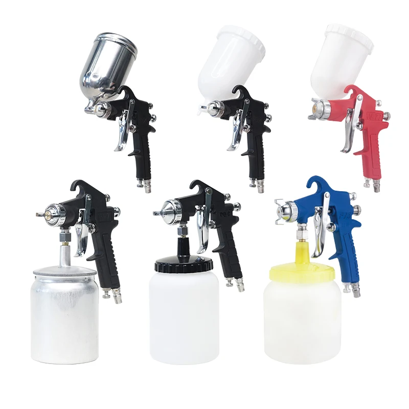 Bison China Automotive Mini High Pressure Pneumatic Hvlp Car Painting Paint Air Power Spray Gun