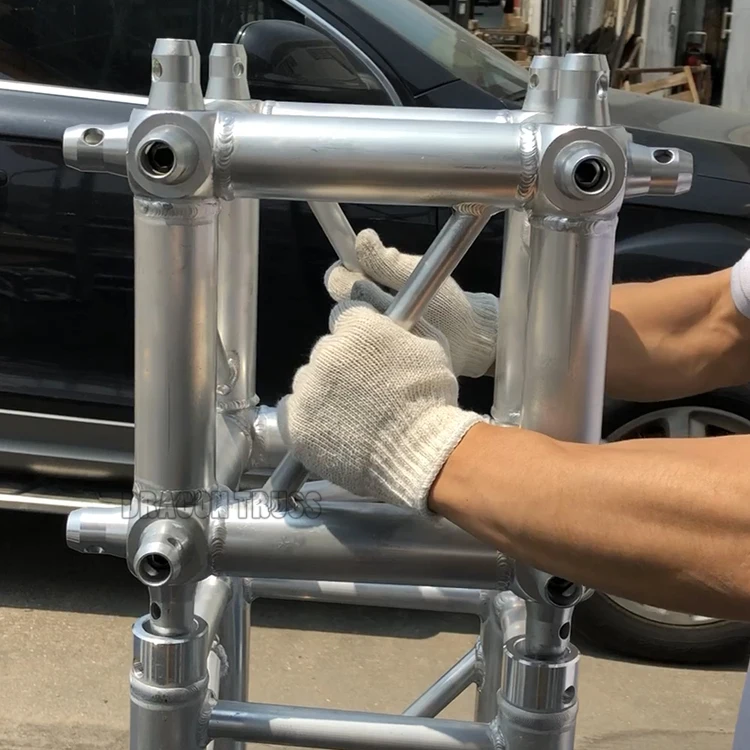 Dragonstage Aluminum alloy truss corner spigot truss square  Multi cube box blocks