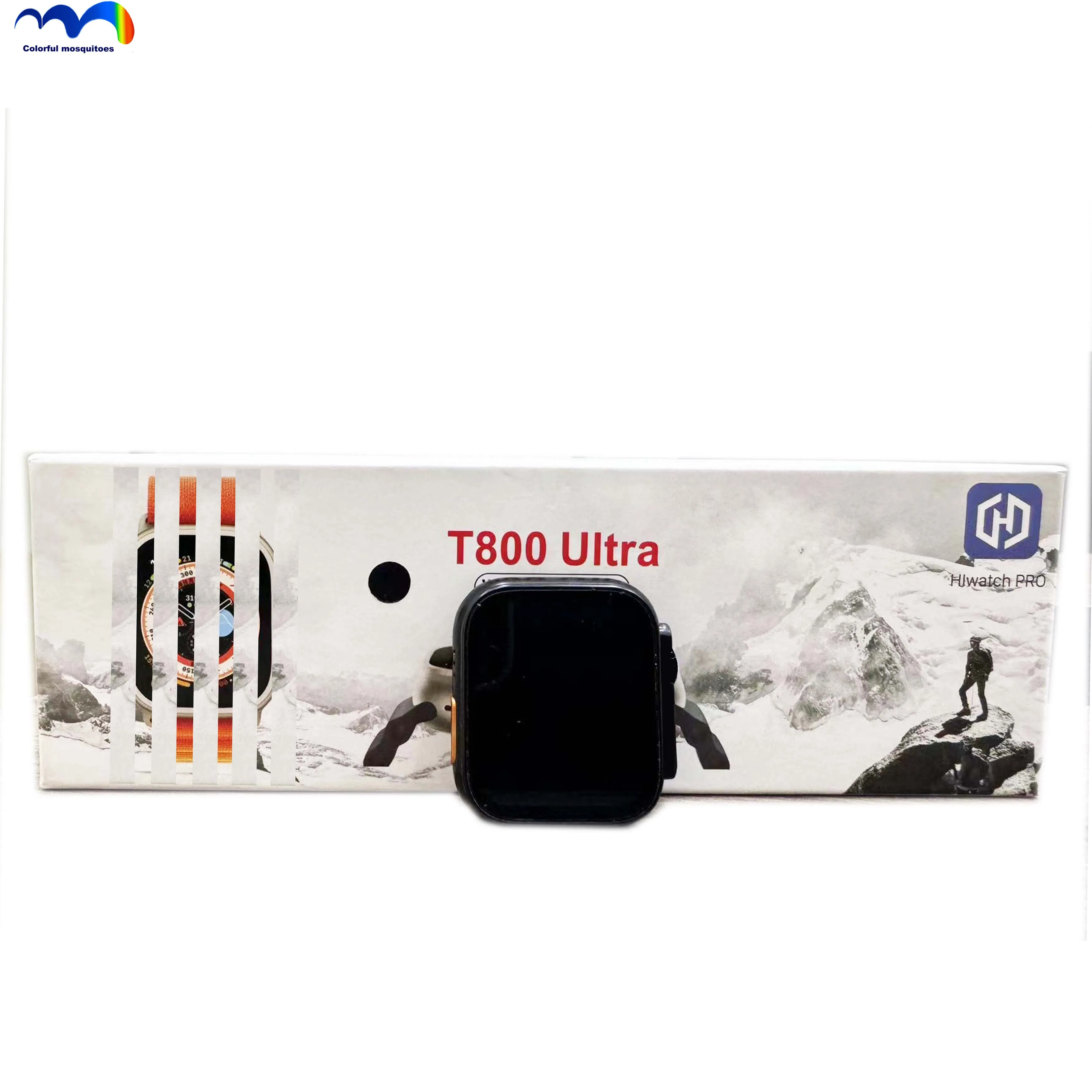 2024 Newest T800 Ultra Smart Watch 1.99 Inch Screen Rotating Dual Buttons Hiwatch Pro S8 Iwo Smartwatch T800 Ultra