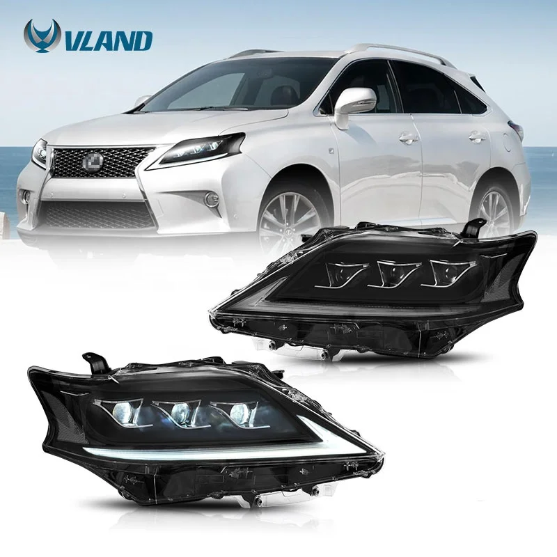 VLAND Factory LED Headlight for Lexus RX 270 300 350 2012 2013 2014 Others Car Light Accessories Head Lamp Auto Sequential Parts