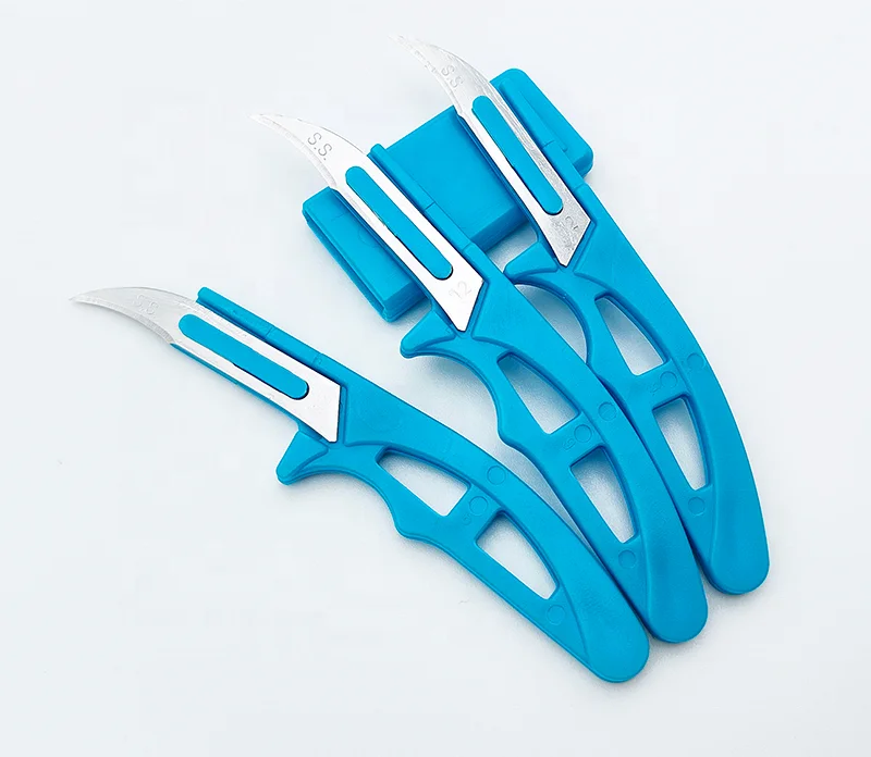 veterinary instrument stainless steel Scalpel piglet castration knife