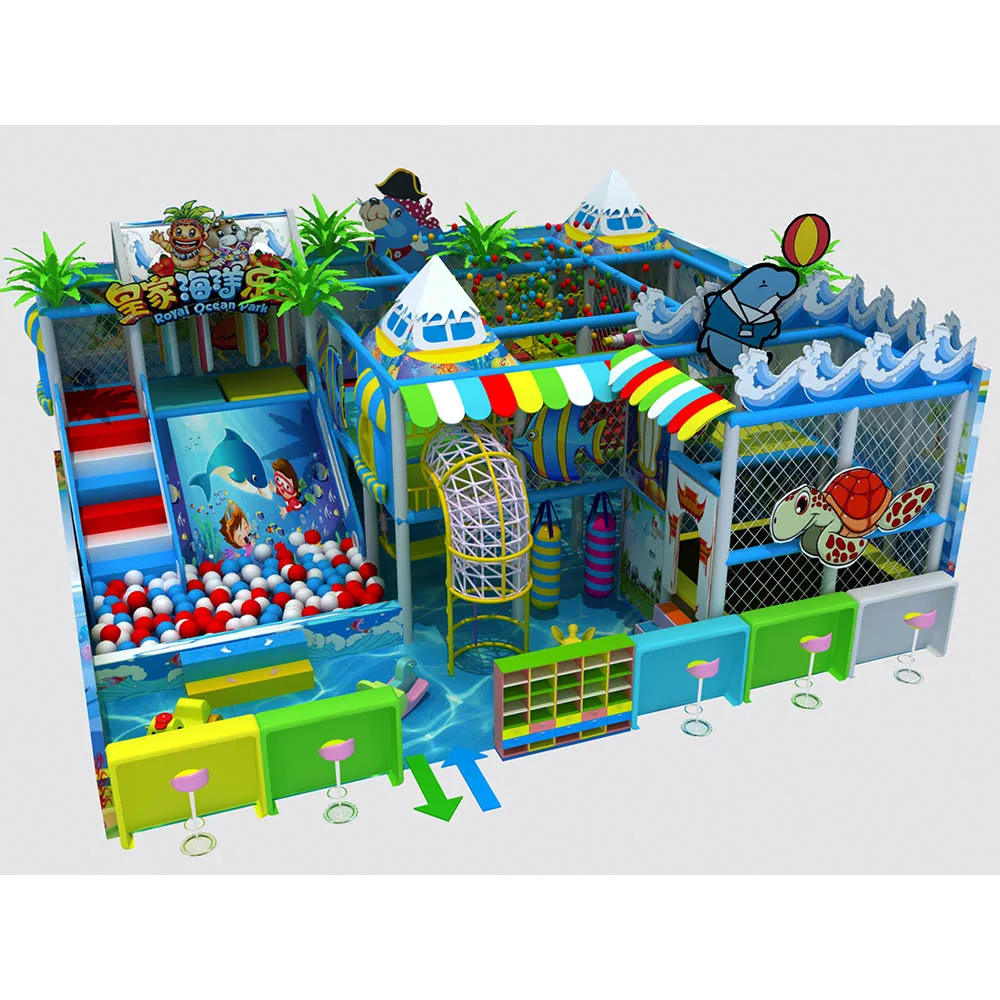 Indoor Soft Play Playground for Kids Modular Interactive Games Baby Playground Flooring Toys