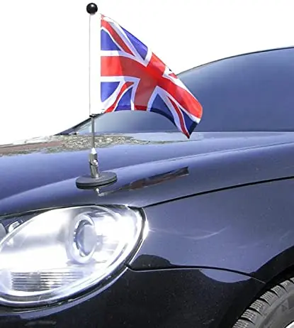 Высококачественный индивидуальный прочный автомобильный мини-флаг для дипломата американский автомобиля флаг