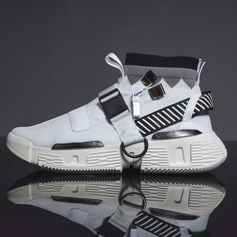 2019 New models hook loop high to help basketball shoes mesh breathable lightweight sneakers,wholesale sports shoes men