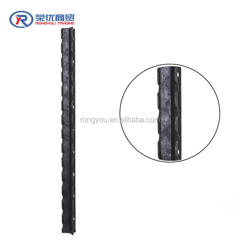 Black bitumen 1.7kg/m Y Fence Post Israel market metal fence post with teeth