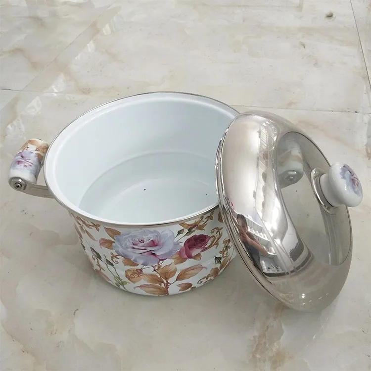 Insulated Casserole Hot Pot Finished  Enamel Cookware Kitchenware Casserole