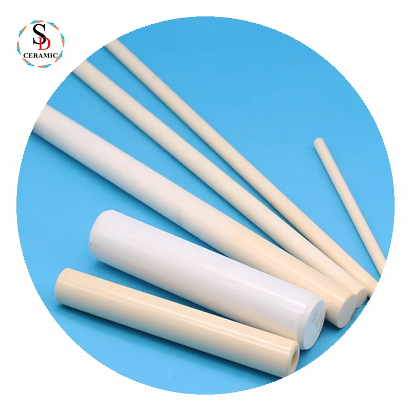 99% Alumina Ceramic Rods Al2o3 Ceramic Shaft Rods Sticks Axle Rods