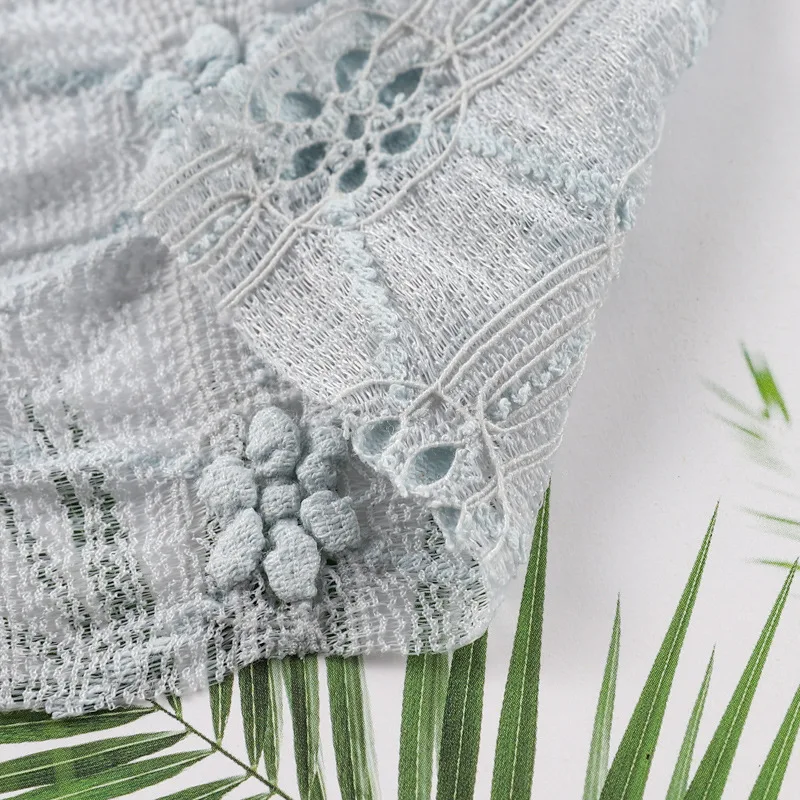 Wholesale 3D Flower Hollow Lace Fabric For Women Dress