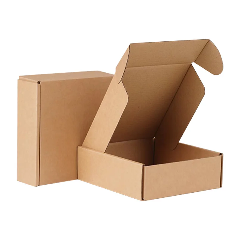 Cardboard Boxes Color Printing Processing High Quality Gift White Black Aircraft Corrugated Paper Mailing Box