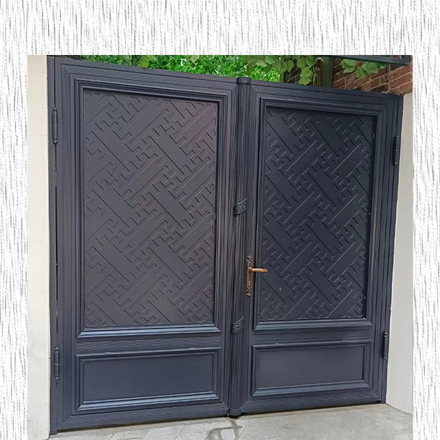 Modern Auto Automatic Swing Gate System Aluminium Design Fencing Trellis Gates for Home Garden Sliding Open Style