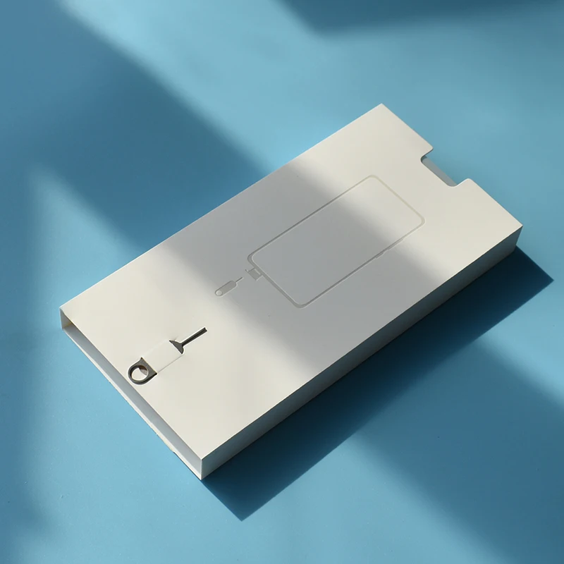 Custom Recycling Printed Rigid Paper Electronics Products Mobile Data Charging Cable Storage Phone Packaging Box