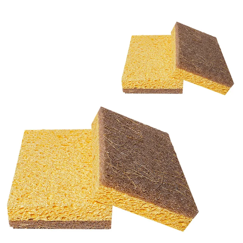 Экологичная кухонная Чистящая губка из кокосового сизального волокна, чистящие прокладки для посуды, кухонная губка, Кокосовая Бытовая Чистящая Щетка для посуды