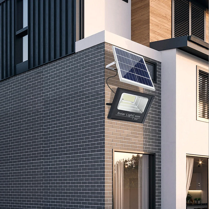 IP65 Waterproof Remote Control solar floodlight 25w 40w 60w 100w 200w Solar led flood light/Billboard Projector Reflector