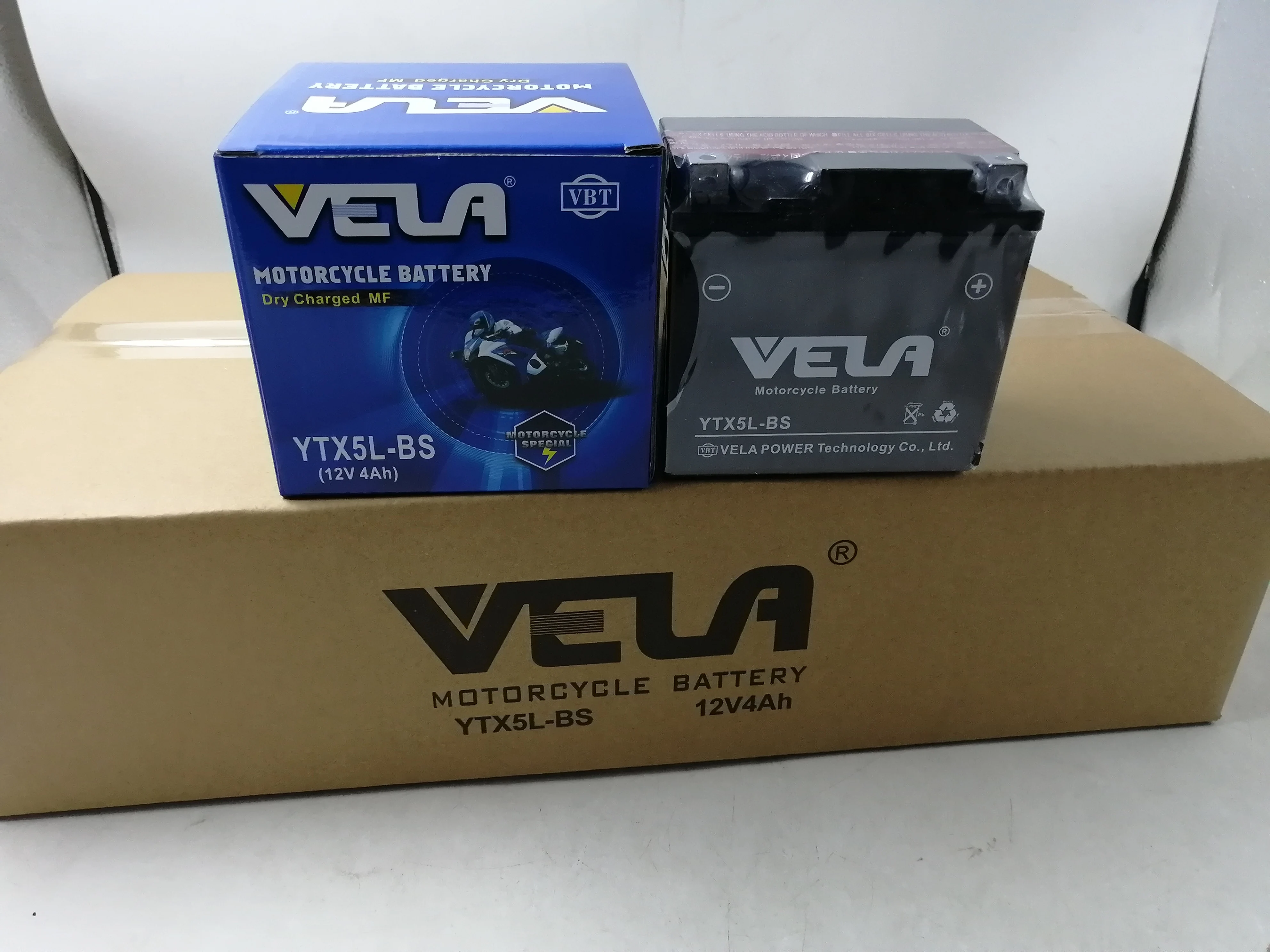  YTX5L-BS 12V 5Ah сухой MF АКБ для мотоциклов кислотой