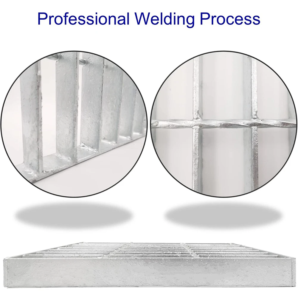 high-quality hot dipped 25x3mm galvanized steel bar floor gratings walkway