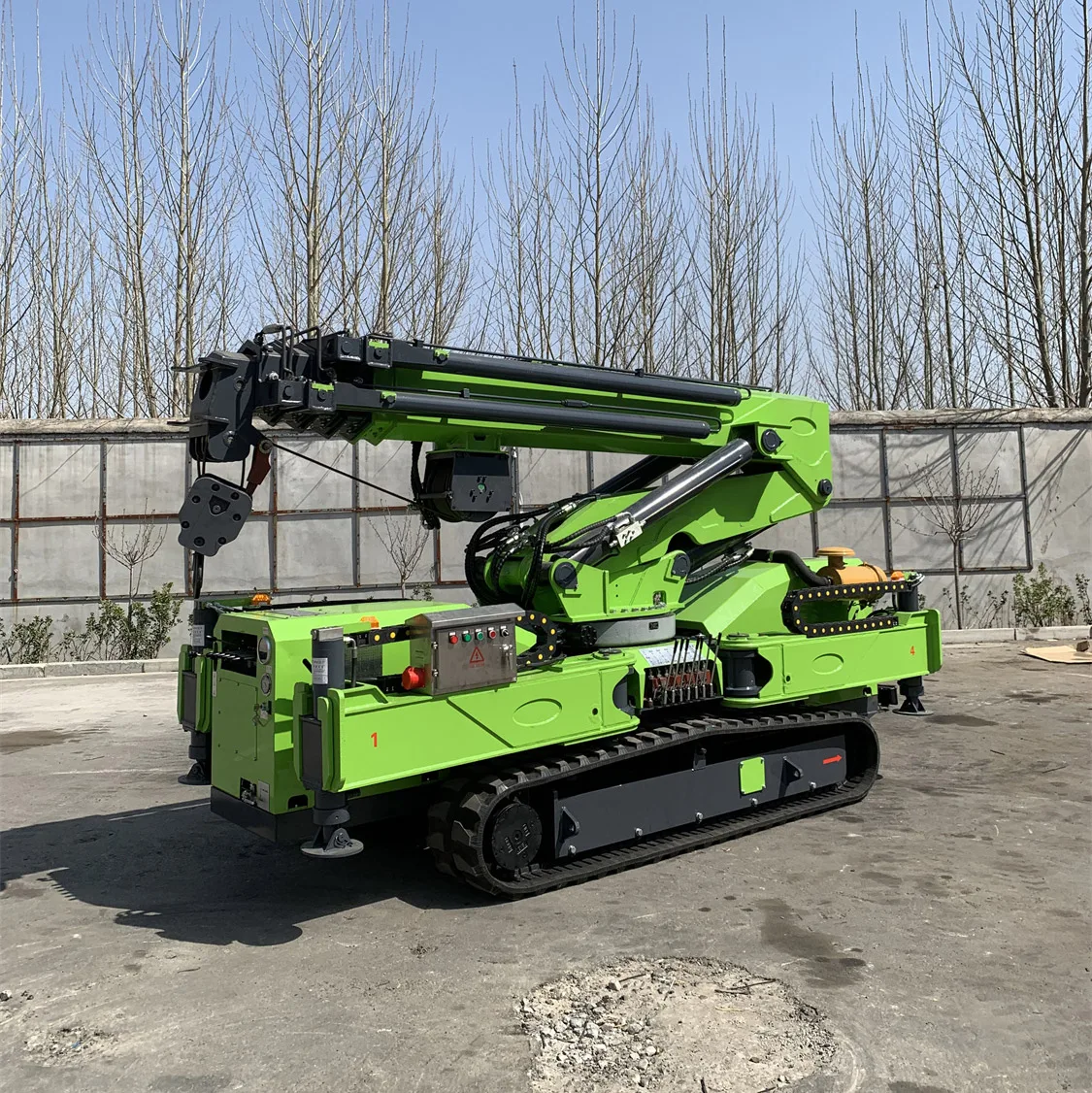 Hot Selling Folding Boom Low Profile Space Crane Equipment Knuckle Boom Crane Truck Construction New Used Engine Gear Motor