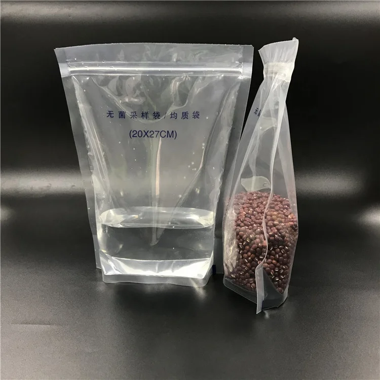 
Water Sample Collection Bags Stand Up Package Bag with Zipper Free Samples 