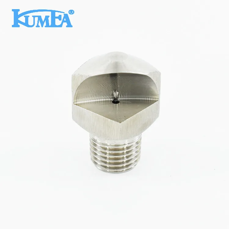 KUMEA Large size Stainless steel Water Washing Narrow Angle Spoon Deflector Jet Flat Fan Spray Nozzle