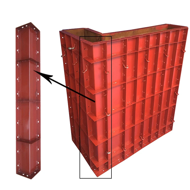 Modular Reusable Steel Frame Wall Column Formwork Metal Steel Formwork For Concrete Building