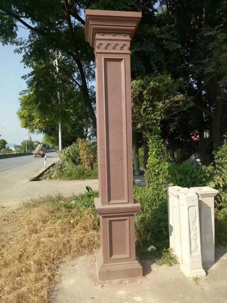 Concrete Plastic Pillar Column Molds For Exterior Building Decoration