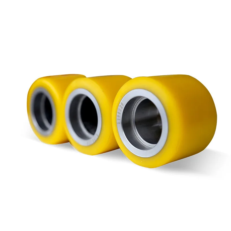 Electric forklift accessories carrying wheels polyurethane wheels PU wheels