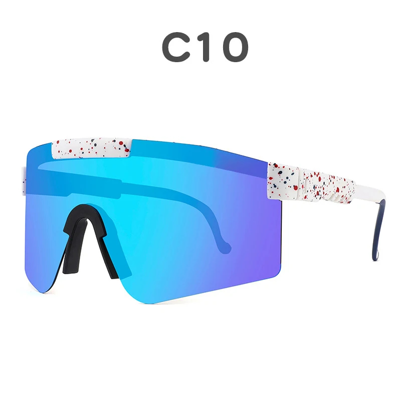 2021 pits viperes TR90 Sunglasses Frame Mirrored lens Windproof Cycling Sport UV400 ProtectionPolarized  For Children
