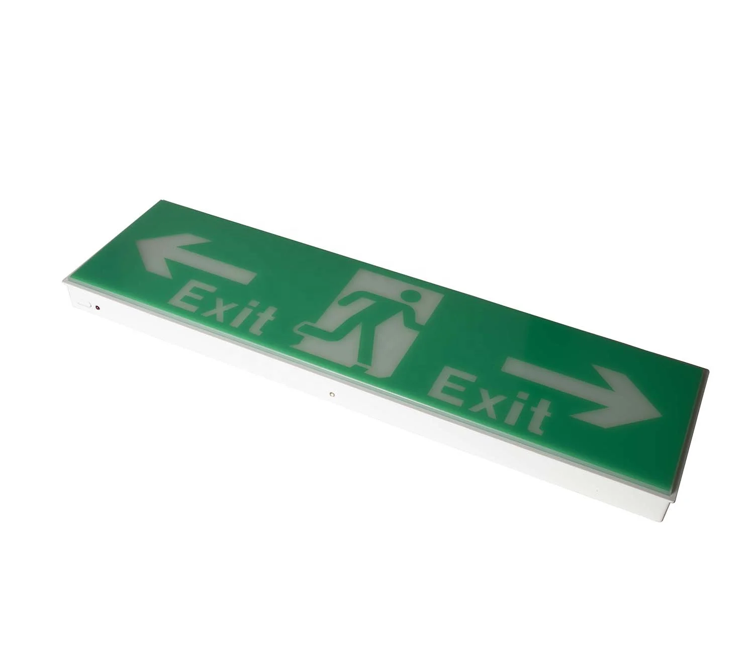 IP20 LED Rechargeable 220V China Plastic Casing Emergency Exit Sign Light