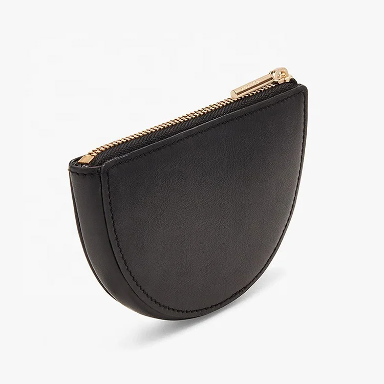 Custom fashion female mini leather coin wallet girl gift designer coin purse key chain