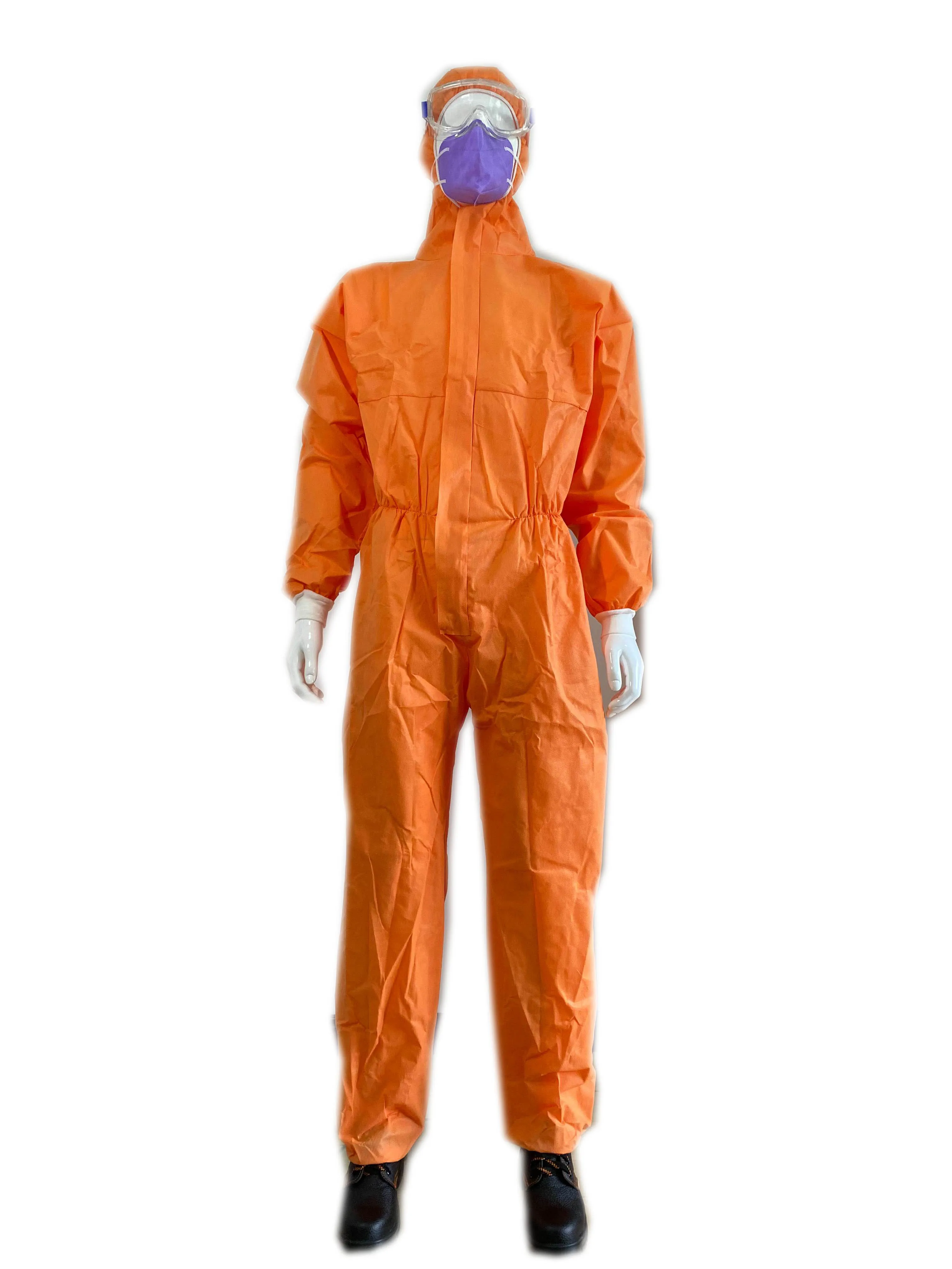 Wholesale Chemical Protection SMS Suit  Isolation Coverall Tyvek Hazmat Suit Disposable Coveralls