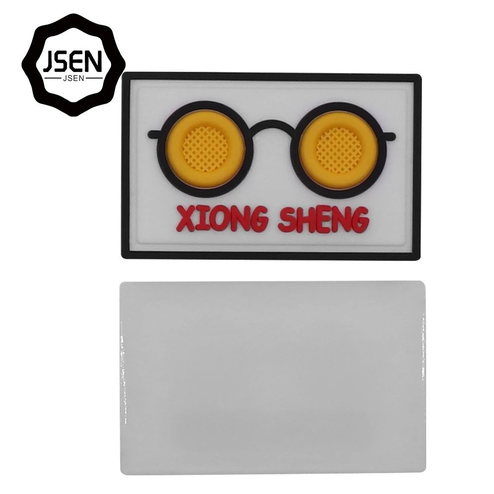 Pvc Rubber Label polyester Custom Clothes labels tags Iron On Label High Quality Pvc Patch