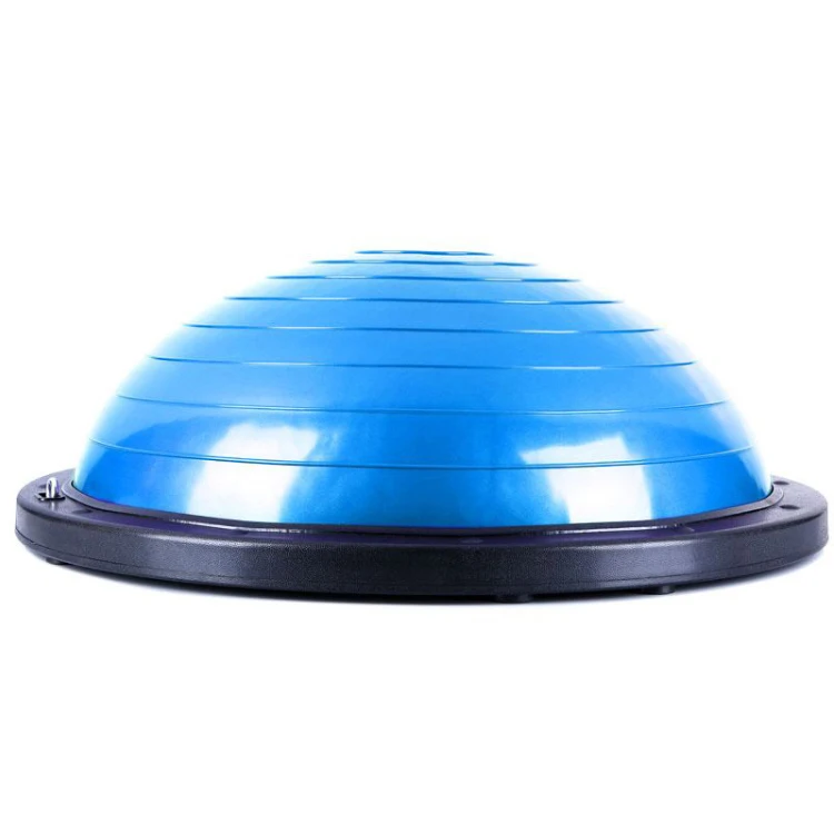 Hot Sales Chinese Manufacturer Logo Custom 46 cm exercise gym yoga fitness yoga half balance ball trainer
