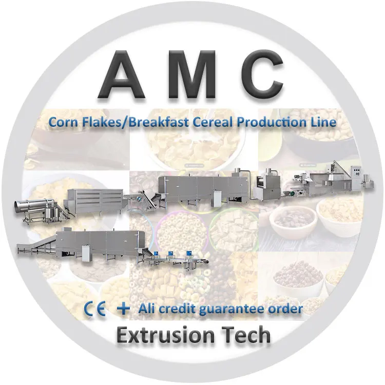 Americhi cereals breakfast machines + corn flakes machine manufacturers + corn flakes production equipment machines