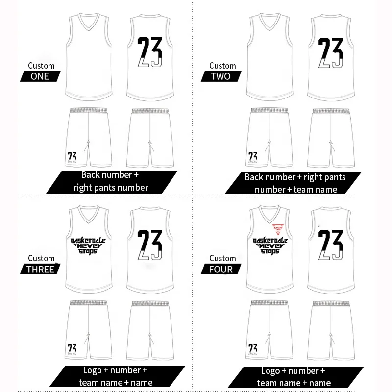 Customize Sublimation 100% polyester Adult Youth Basketball Jersey Uniform reversible