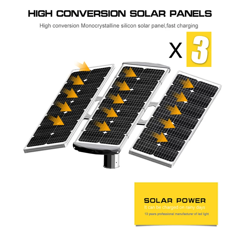 Remote Control Outdoor Integrated Ip66 40Watt Led All In One Solar Street Light