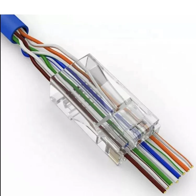 Модульный Штекерный разъем Ethernet RJ45 Cat5e